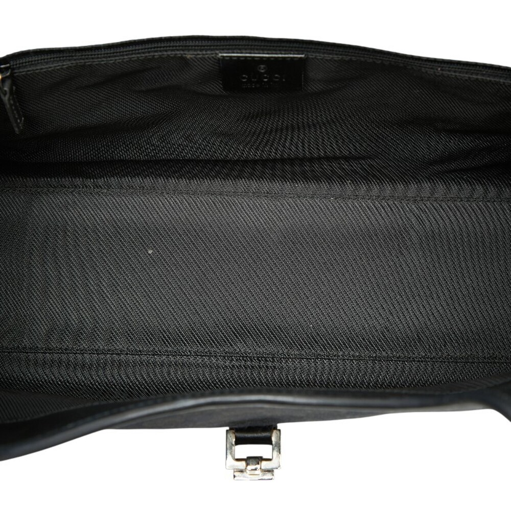 GUCCI Authentic Black Leather Jackie Shoulder Bag - Picture 8 of 10